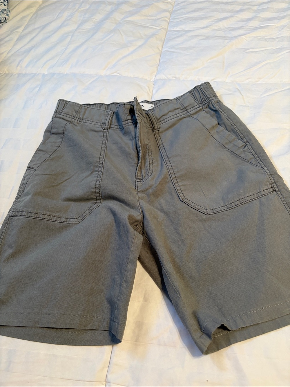 Sonoma  Flat Front Shorts in Gray